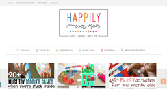 Desktop Screenshot of happilyevermom.com