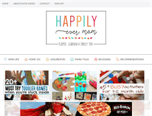 Tablet Screenshot of happilyevermom.com